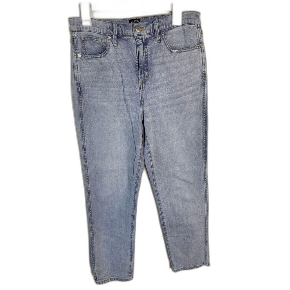 J.Crew Women's High-Rise Classic Vintage Straight Leg Jeans Light Wash Size 29